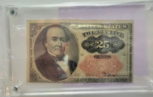 1874 FRACTIONAL 25 CENT NOTE uncirculated - Picture 1 of 4