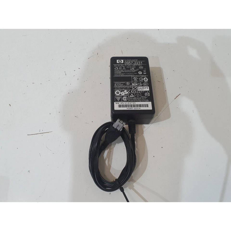 HP 0957-2231 AC Power Supply Adapter Charger Black 32V 375mA for DeskJet Printer - Image 1 of 4