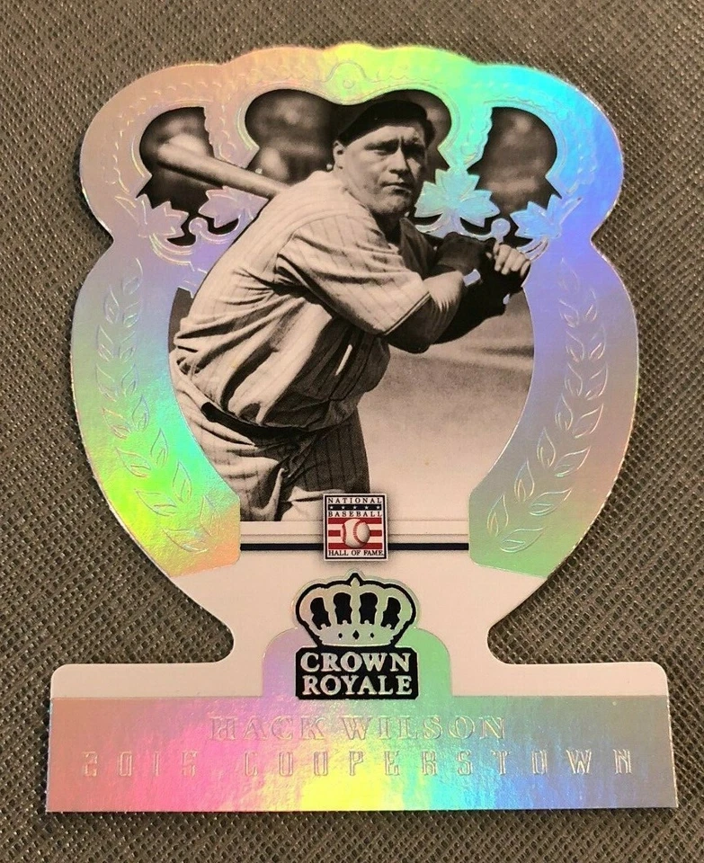 2015 Panini Cooperstown Crown Royale HACK WILSON Cubs HOLO SILVER #47/75  - Image 1 of 1