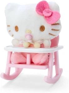 Sanrio Character Hello Kitty Baby Chair Mascot Chain Mini Plush Doll New Japan - Picture 1 of 6