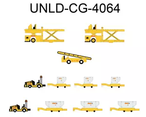 Cargo Set (11 PCS ) DHL Scale 1:400 Fantasywings UNLD-CG-4064 - Picture 1 of 1