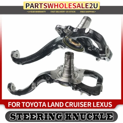 2 piezas nudillos de dirección delanteros para Toyota Land Cruiser Lexus LX470 1998-2007 Foto 1 de 4