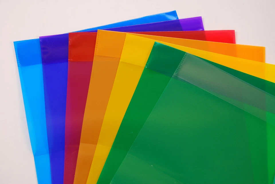 HERMA 5 x Heftumschläge A5 oder 5 x Heftumschlag A4 verschiedene Farben Heftschoner PP