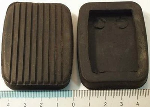 MAZDA 323 SA22C RX7 RX-7 SERIES 1 2 S1 S2 CLUTCH & BRAKE PEDAL PAD RUBBER 2PCS - Picture 1 of 1