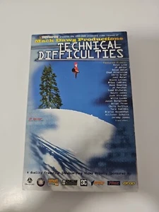 Mack Dawg Productions TECHNICAL DIFFICULTIES (VHS, 1999) CD Snowboarding - Picture 1 of 5