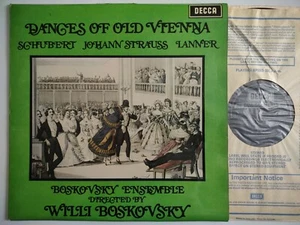 BOSKOVSKY CONDUCTS DANCES OF OLD VIENNA - SCHUBERT LANNER STRAUSS DECCA SXL 6344 - Picture 1 of 4