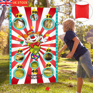 UK Toss Game with Bean Bags Fun Indoor Outdoor Party Throw Game Gift for Kids