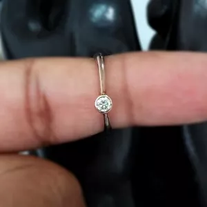 925 Sterling Silver Jewelry Ladies Women Cocktail Ring Natural Yellow Diamonds - Picture 1 of 5
