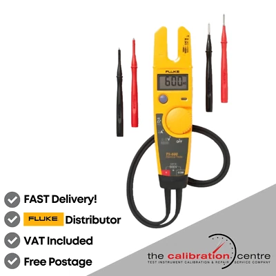 Genuine FLUKE T5-600 Voltage Continuity Current ELECTRICAL TESTER - Image 1 of 2