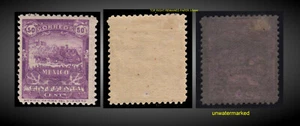 1898 MEXICO KEY VALUE 50 C PURPLE MAIL COACH LH PERF. 12 SCT.288 MI.222A - Picture 1 of 1
