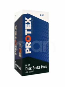 Protex Blue Rear Brake Pads for Ford BF Falcon 4.0L 6 Cyl XR6 XR6T 2005-2011 - Picture 1 of 2