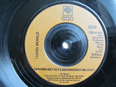 Third World  - Dancing on the floor / who gave you Jah rasafari 7'' vinyl CBS  - Изображение 1 из 2