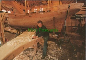 Industry Postcard - Shipbuilding - Fra Batbyggjeriet Ved Hardanger.... RR14372 - Picture 1 of 2
