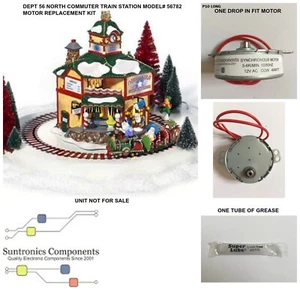 DEPT 56 North Commuter Train Station-56782- REPLACEMENT MOTOR -PARTS KIT - Picture 1 of 2