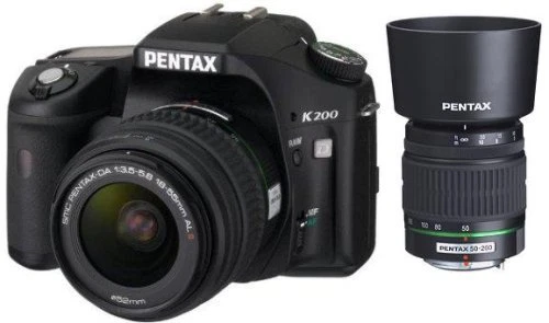 PENTAX Digital SLR Camera K200D Double Zoom Kit - Image 1 of 1