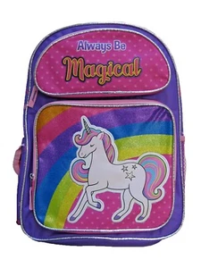 B19GC43866 Unicorn Large Backpack 16" x 12" - Picture 1 of 2