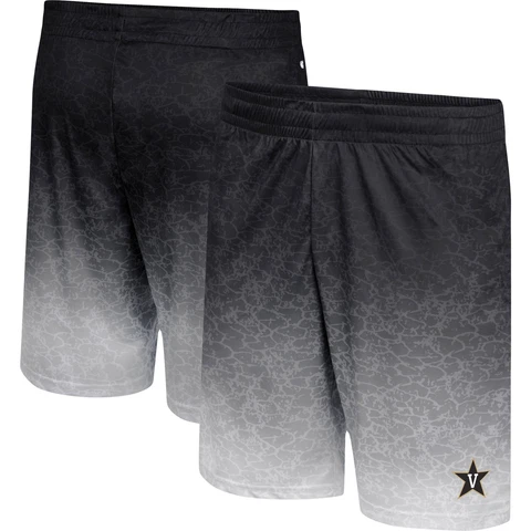 Men's Colosseum Black Vanderbilt Commodores Walter Shorts Cover