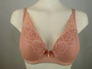 Sujetador Chantelle 6762# Triángulo Modelo Orangerie Forrado Con Aros EE. UU. Talla 32 DDDD - Imagen 1 de 5