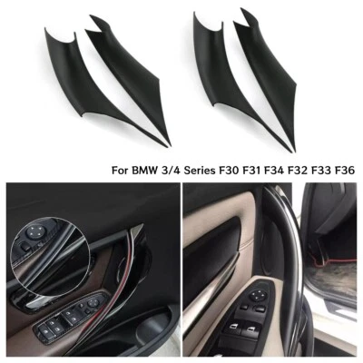 4X Inner Door Handle Pull Cover For BMW 320i 325i 328i 335i 420i 428i 430i 435i - Изображение 1 из 4