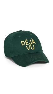 Clare V. Women's Baseball Cap, Forest, Green, Graphic, One Size - Picture 1 of 4