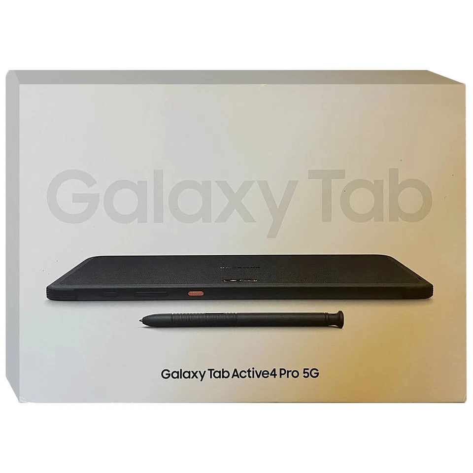 Samsung Galaxy Tab Active 4 Pro 10.1 5G Black 64GB + 4GB Single-SIM GSM NEW - Image 1 of 1