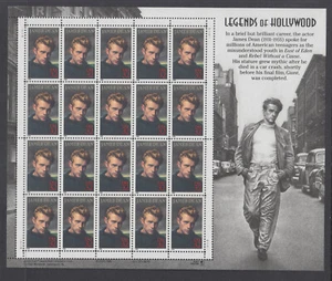 US #3082 James Dean 32c Complete Sheet of 20 Mint Never Hinged - Picture 1 of 1