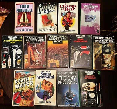Michael Innes British Mysteries lot of 13 Penguin etc... Foto 1 de 2