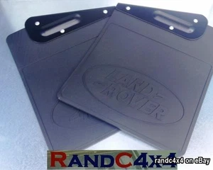 Land Rover Defender Original 90 hintere Schlammklappen bis '98 nicht TD5 mit Halterungen K108 - Bild 1 von 3