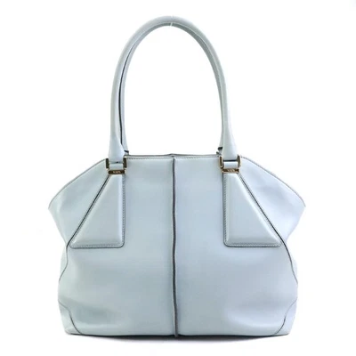 Auténtico Bolso de Mano TOD’S Cuero Azul Claro/Tono Dorado - r10226a Foto 1 de 4