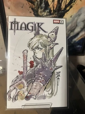 Magik #1 Peach Momoko Trade Dress Trinity comics Megacon Exclusive - Image 1 of 3