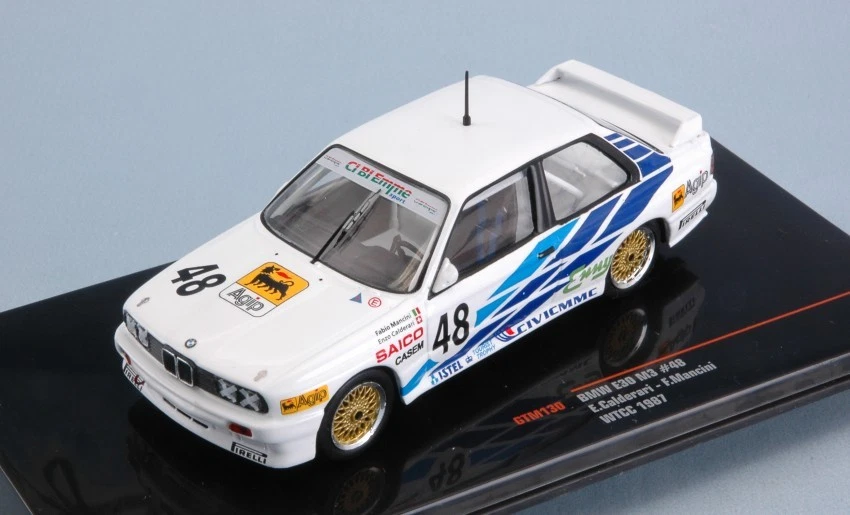 1/43 BMW E30 M3 #48 WTCC 1987 CALDERARI MANCINI IXO GTM130 - Immagine 1 di 1