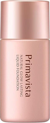 New kao Primavista Natural Glow Lasting Liquid Foundation 03 Ocher 30ml Japan - Image 1 of 4