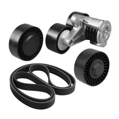 For BMW N55 135i 335i X1 xDrive Belt Tensioner Assembly Pulleys Drive Belt Kit - Image 1 of 4