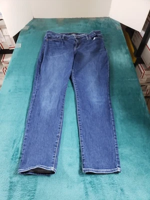 Lucky Brand Jeans Size 10 Womens Blue Stretch Pant Mid Rise Lolita Skinny Ankle - Image 1 of 4