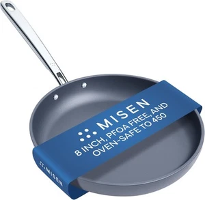 Misen Premium Nonstick Frying Pan 8 Inch - Skillet 8", Black - Picture 1 of 8