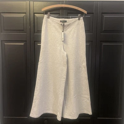 Pantalones Romeo & Juliet Couture Gris S Pierna Ancha Tiro Alto Cierre Cremallera Nuevos con Etiquetas Foto 1 de 4