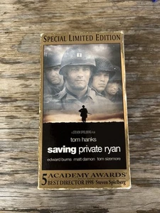 Saving Private Ryan Limited Edition (VHS) Two Tape Set Feature & Bonus Cuts - Picture 1 of 7