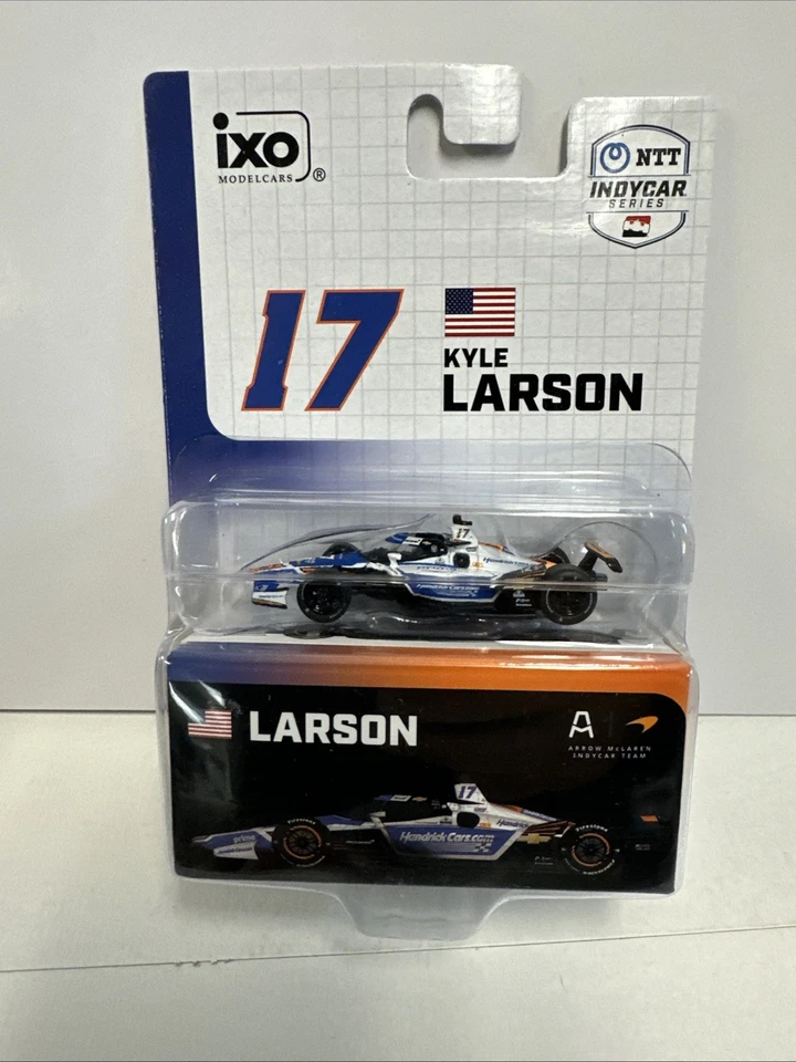 2025 1/64 #17 Kyle Larson “HendrickCars.com Indy Car” NTT Indy Car Ltd. Edición Foto 1 de 1