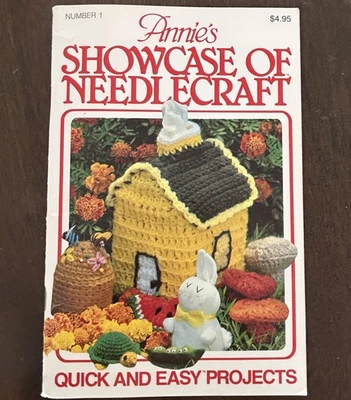 Vintage Annies Showcase of Needlecraft Crochet Pattern Booklet #1 Easy Projects - Image 1 of 4