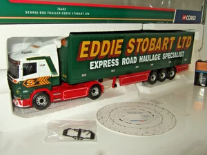 Corgi 76602 Scania Box Trailer for Eddie Stobart Diecast in 1:50 Scale - Picture 1 of 5