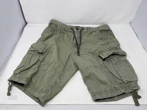 American Eagle Shorts 31" Men's Cargo Classic Ripstop Drawstring Green - Picture 1 of 6