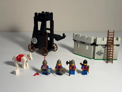 Lego Lion Knights Lot 6022 Horse Cart 6040 Blacksmith Shop 6061 Siege Tower  - Image 1 of 4