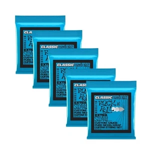 5 SETS Ernie Ball EXTRA Slinky Classic Nickel 8-38 Electric Guitar Strings 2255 - Picture 1 of 6