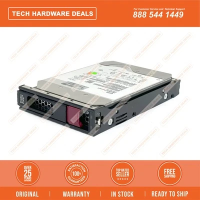 857966-001    HPE 10TB SAS 12G 7.2K LFF LP He 512e DS HDD - Image 1 of 3
