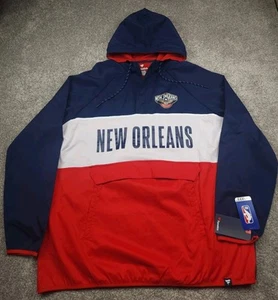 New Orleans Pelicans Hoodie Herren Extra Large Blau Leicht Logo Neu Mit Etikett - Bild 1 von 20