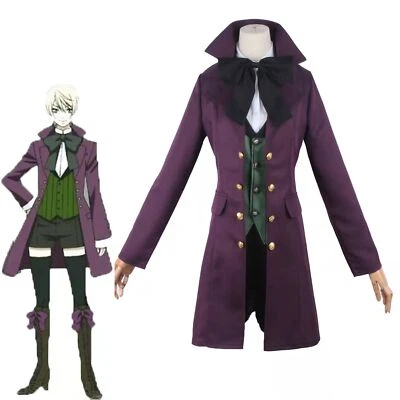 Black Butler Alois Trancy Cosplay Costume Japanese Anime Party Devil Uniform - Image 1 of 4
