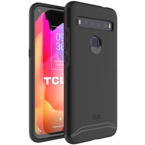 TUDIA Slim-Fit MERGE Dual Layer Protective Cover Case for TCL 10L - Picture 1 of 50