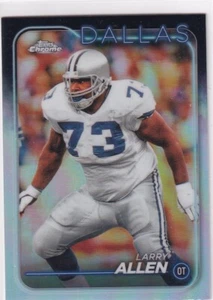 2024 Topps Chrome NFL Football No. 58 Larry Allen Refractor - Bild 1 von 2