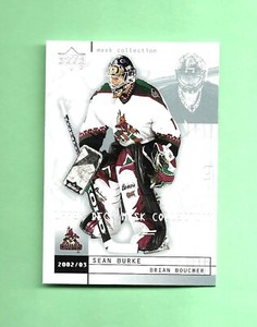 02-03 Upper Deck MASK COLLECTION Card # 65 SEAN BURKE PHOENIX /BRIAN BOUCHER