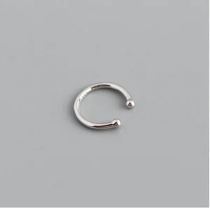 925 Sterling Silver Simple Narrow Ear Cuff - Picture 1 of 1